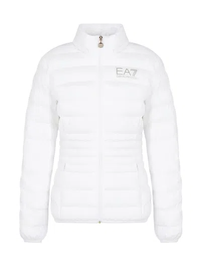 Ea7 Emporio Armani Coats In White