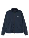 Ea7 Logo Blouson Jacket In Armani Blue