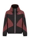 Ea7 Dynamic Athlete Hooded Jacket In Ventus7 Lab Technical Fabric In Puce
