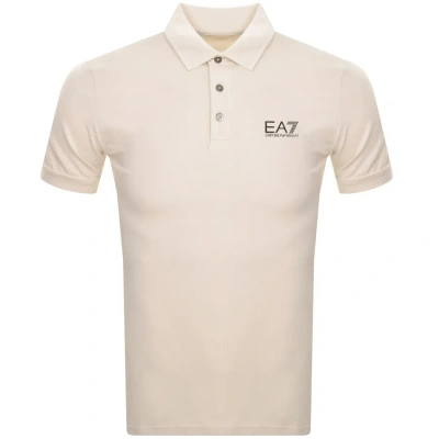 Ea7 Emporio Armani Core Id Polo T Shirt Beige
