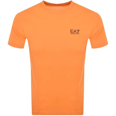 Ea7 Emporio Armani Core Id T Shirt Orange