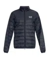 Ea7 Emporio Armani Core Identity Packable Down Jacket In Blue