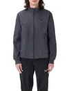 Ea7 Emporio Armani Core Identity Recycled-nylon Zip-up Sweatshirt In Blue