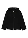Ea7 Emporio Armani Cotton Blouson Jacket In Black