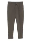 Ea7 Emporio Armani Cotton Sweatpants In Brown