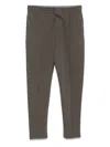 Ea7 Emporio Armani Cotton Sweatpants In Brown