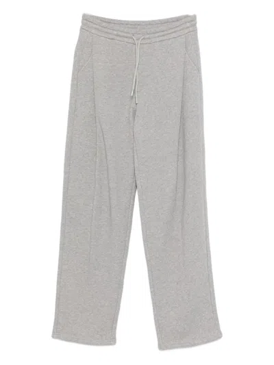 Ea7 Emporio Armani Cotton Sweatpants In Gray