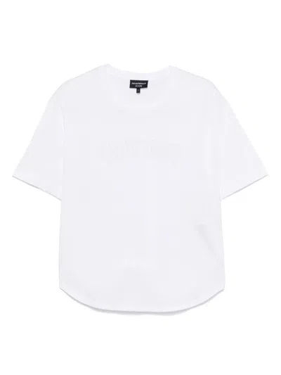 Ea7 Emporio Armani Cotton T-shirt In White