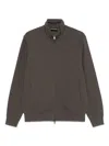 Ea7 Emporio Armani Cotton Zipped Sweatshirt