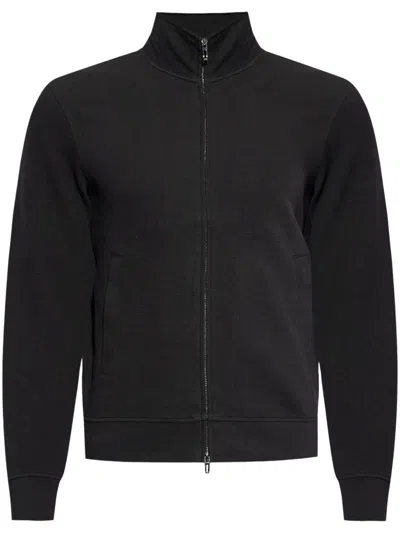 Ea7 Emporio Armani Cotton Zipped Sweatshirt