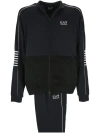 Ea7 Zip-up Sweatshirt In Black