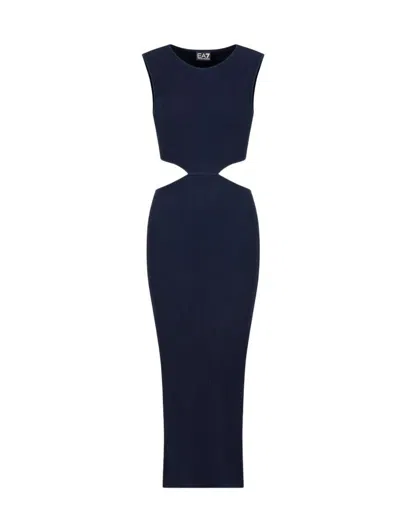 Ea7 Emporio Armani Dresses Blue