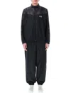 Ea7 Dynamic Athlete Printed Tracksuit In Ventus7 Technical Fabric In Black