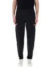 Ea7 Logo Print Track Pants In Black