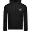 Ea7 Emporio Armani Dynamic Vigor7 Full Zip Logo Sw In Black