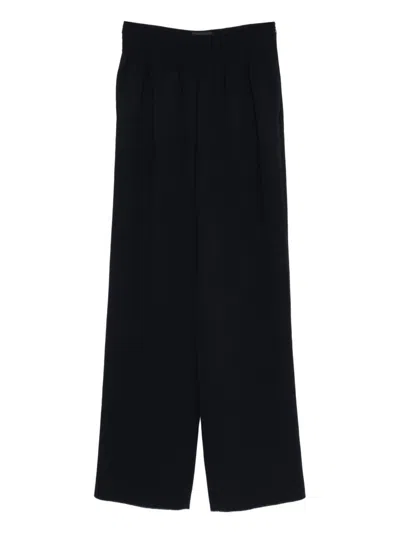 Ea7 Emporio Armani Elasticated Trousers In Blue