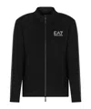 Ea7 Emporio Armani Full Zip Sweatshirt In Black