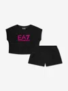EA7 EA7 EMPORIO ARMANI GIRLS LOGO SHORT SET