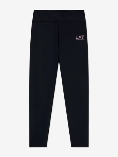 Ea7 Babies'  Emporio Armani Girls Vigor7 Leggings In Black