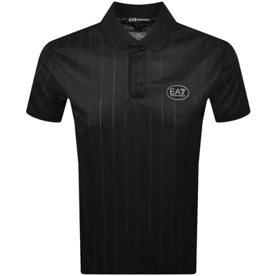 Ea7 Emporio Armani Golf Pro Polo Black