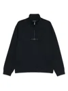 Ea7 Emporio Armani Exclusive Half-zip Sweatshirt In Blue