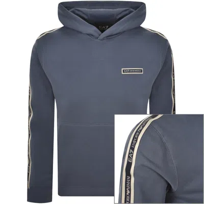 Ea7 Emporio Armani Hoodie Blue