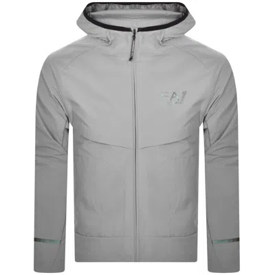 Ea7 Emporio Armani Jacket Grey In Gray