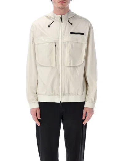 Ea7 Patch Pocket Lightweight Jacket In Silver