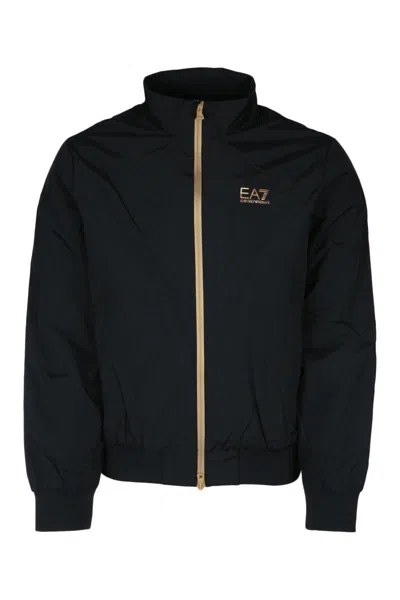 Ea7 Emporio Armani Jackets In Black