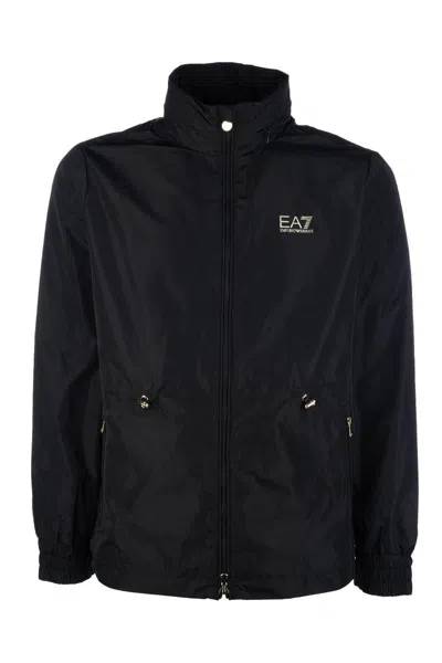 Ea7 Emporio Armani Jackets In Black
