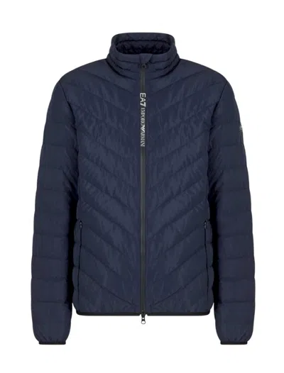 Ea7 Emporio Armani Jackets In Blue