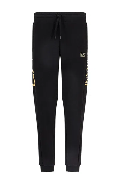 Ea7 Emporio Armani Jump Sweats In Black
