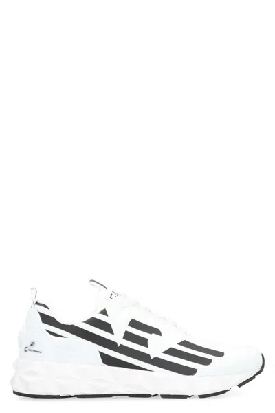 EA7 EA7 EMPORIO ARMANI KOMBAT FABRIC LOW-TOP SNEAKERS