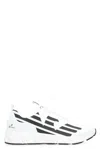 Ea7 Emporio Armani Kombat Fabric Low-top Sneakers In White