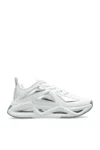 Ea7 Emporio Armani Logo Accent Sneakers In White