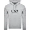 Ea7 Emporio Armani Logo Hoodie Grey In Gray
