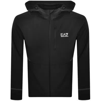 Ea7 Emporio Armani Logo Jacket Black