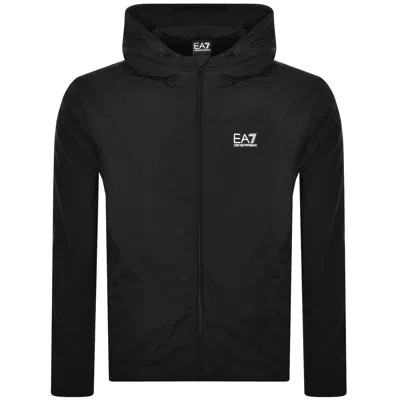 Ea7 Emporio Armani Logo Jacket Black
