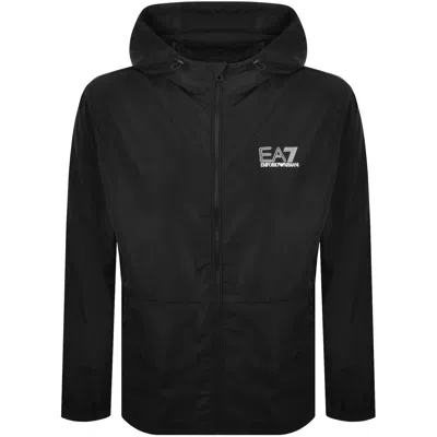 Ea7 Emporio Armani Logo Jacket Black