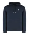 Ea7 Hooded Sweatshirt In Blue