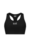 Ea7 Official Store Dynamic Athlete Sports Bra In Vigor7 Technical Fabric In Black