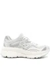 Ea7 White Logo Sneakers In White