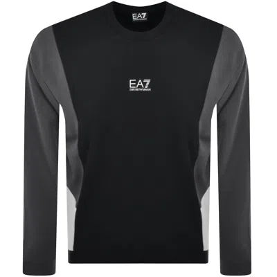 Ea7 Emporio Armani Logo Sweatshirt Black