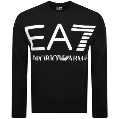 Ea7 Emporio Armani Logo Sweatshirt Black