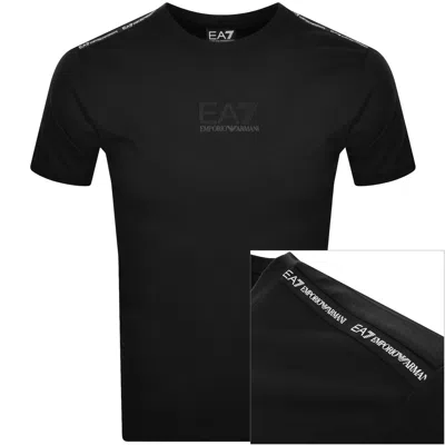 Ea7 Emporio Armani Logo T Shirt Black
