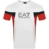 Ea7 Emporio Armani Logo T Shirt White