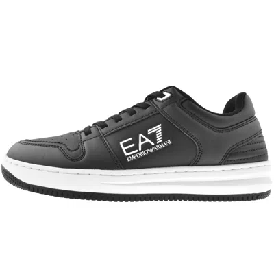 Ea7 Emporio Armani Logo Trainers Black