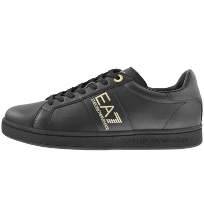 Ea7 Emporio Armani Logo Trainers Black