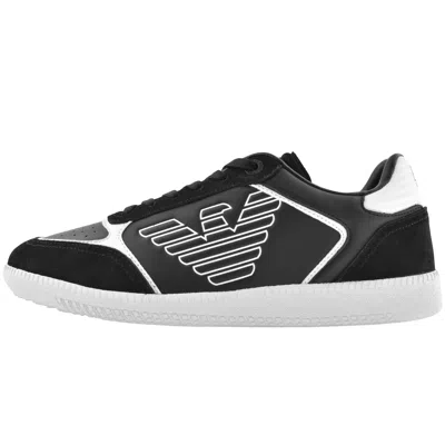 Ea7 Emporio Armani Logo Trainers Black