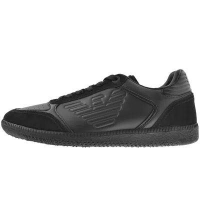 Ea7 Emporio Armani Logo Trainers Black